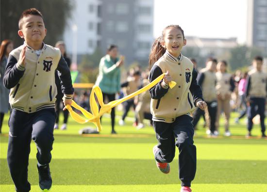 北京市新英才學校第十二屆田徑運動會隆重開幕