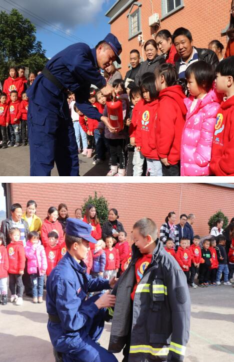 昭通鎮(zhèn)雄：童蒙幼兒園百名小朋友零距離體驗(yàn)消防